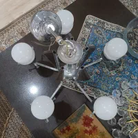 لوستر پنج شعله و تک شعله