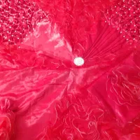 روتختی حریر قرمز مخصوص جهزیه