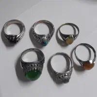 تعداد ۶ عدد انگشتر نقره  به بالاترین قیمت پیشنهادی