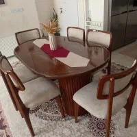 میز غذاخوری شش نفره
