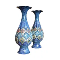 گلدان میناکاری|صنایع دستی و سایر لوازم تزئینی|اصفهان, شهشهان|دیوار