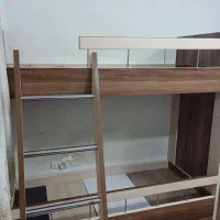 تخت دونفره چوبی درجه یک در حد نو|تخت و سرویس خواب|مشهد, توس (بلوار توس)|دیوار