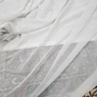 پرده حریر با آستر و دکر شنل|پرده، رانر، رومیزی|اهواز, کیان اباد|دیوار