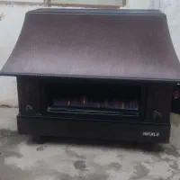 بخاری طرح شومینه بزرگ و