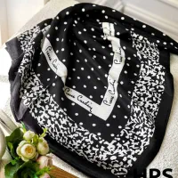 روسری نخی قواره ۱۰۰ با طرحبندی و رنگبندی متنوع|لباس|زنجان, |دیوار