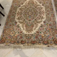 یک جفت قالیچه 3متری دستباف ابریشم تبریز خطیبی 60رج|فرش|تهران, تهرانپارس غربی|دیوار