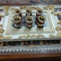 سینی و استکان پته