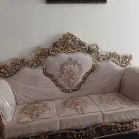 مبل سلطنتی تمام چوب اصل راش|مبلمان خانگی و میز عسلی|خوی, |دیوار