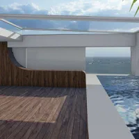 ۶۵۰متربنا+۳۵۰متر روف وتراس معلق در آسمان دریای خزر|فروش آپارتمان|تنکابن, |دیوار