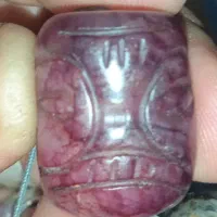 مهره قدیمی گبری یاقوت نقش دار به شرط قدمتدار