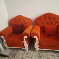 ی دست نهار خوری چ ۴ نفره و دو عدد مبل با عسلی|مبلمان خانگی و میز عسلی|سنندج, |دیوار