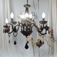 تعدادی لوستر کریستالی نو و درحدنو