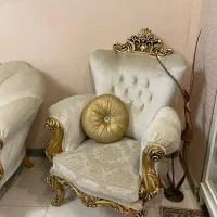 مبلمان ۸نفره با ناهار خوری ۸نفره ورق طلا