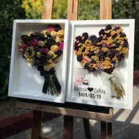 جاودان کردن گل خشک با رزین|زیورآلات و اکسسوری|قروه, |دیوار