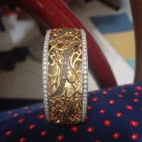طلا تک پوش دستبند خوشگل