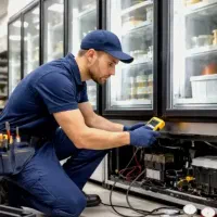 تعمیر یخچال فریزر وخانگی و یخچال های صنعتی در محل