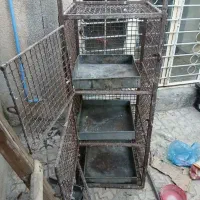 قفس 3طبقه کبوتر و خروس معاوضه با سهره