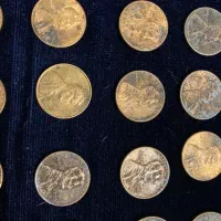 160 سکه یک سنتی مسی|کلکسیون سکه، تمبر، اسکناس|تهران, آسمان|دیوار