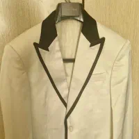 کت شلوار سفید مردانه درجه ۱ سایز ۴۸-۵۰