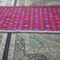 گلیم دستبافت قدیمی نونو|گلیم، جاجیم، گبه|قزوین, |دیوار