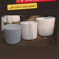 گلدان گلدون سرامیک سرامیکی سفال|گل مصنوعی|بهشهر, |دیوار