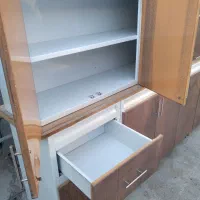 کابینت تمام فلز طرح چوب رنگ کوره ای ورق ۷۵ ظخیم|مصالح و تجهیزات ساختمان|شیراز, ماه فیروزان|دیوار