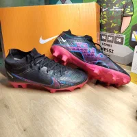 کفش استوک دار  نایکی سرخابی.مشکی