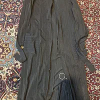 مانتو مشکی در حد نو