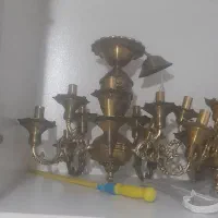 لوستر برنزی|لوستر و چراغ آویز|پردیس, فاز ۸|دیوار