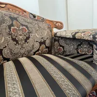 میز تلفن چوب گردو