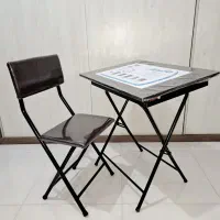 میز و صندلی تحریر تاشو میز تتو ناخن تاشو *۵۰در۷۰*