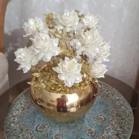 گلدان باکس دسته گل مصنوعی هدیه با بهترین قیمت