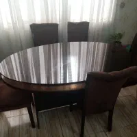 میز ناهارخوری 6 نفره با 5 صندلی