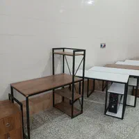 میز کار ساده میز کنفرانس میز مدیریت طرح ال آهنی|میز تحریر و کامپیوتر|اصفهان, رهنان|دیوار