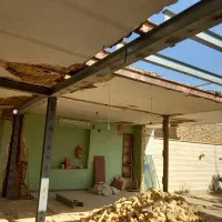 حذف دیوارهای اضافی ساختمان اجرای اهنکشی