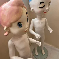 ۲عدد مانکن بچه گانه|کلکسیون و سرگرمی|تبریز, |دیوار