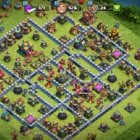 کلش تاون ۱۴ مکس لول ۲۱۷