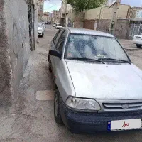 پراید نقره ای   مدل ۸۵  دوررنگ