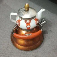 کتری استیل قوری چینی