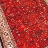 فرش ابریشمی طرح دستباف نقشه سلطان آباد قرمز|فرش|تهران, امین حضور|دیوار