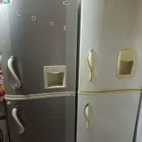 دو عدد یخچال فریزر سالم و تمیز