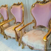 مبل سلطنتی ۹نفره همراه میز|مبلمان خانگی و میز عسلی|تربت‌حیدریه, طالقانی|دیوار