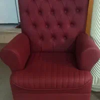 دو عدد مبل تکی نو نو همراه با کاور