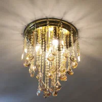 لوستر تمام کریستال خیلی شیک|لوستر و چراغ آویز|قم, پردیسان|دیوار