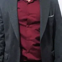 پیراهن زرشکی سایز لارج