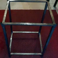 پایه کباب پز ثابت و تاشوی پودری چکشی 40 سانتی