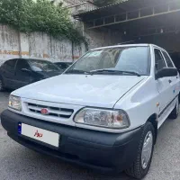 پراید مدل ۹۴ دوگانه شرکت بی رنگ در حد خشک