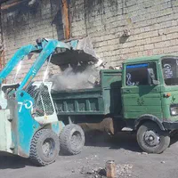 بابکت تخریب مینی لودر توماس خاکبرداری نخاله