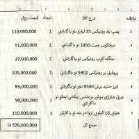ابزار الات برقی پروفیل بر هیلتی  پمپ باد فرز.