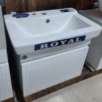 روشویی کابینتی مستطیلی سفید ضداب